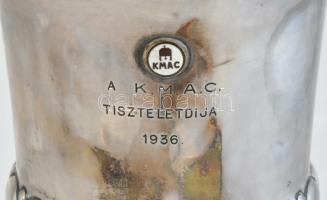 1936 A KMAC - Királyi Magyar Automobil Club túraversenyének díja a klub zománcjelvényével. Nagy mére...