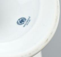 Hollóházi tortatál, matricás, jelzett, hibátlan, m:15 cm, d:25 cm