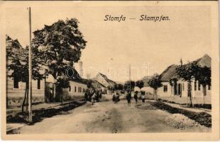 1917 Stomfa, Stampfen, Stupava; utca / street view