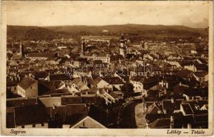 1932 Sopron, látkép. Lobenwein Harald fotóműterme kiadása (fa)