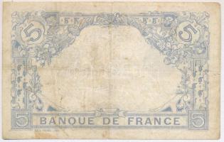 Franciaország 1916. 5Fr "április" T:III tűlyukak, fo.
France 1916. 5 Francs "April&q...