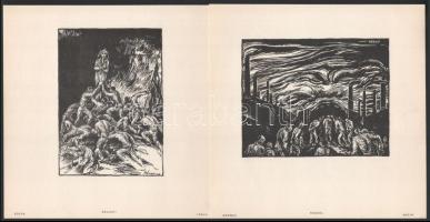 Pérely Imre (1898-1944): Fény és árnyék. Bp., én., Népszava,(Világosság-ny.), 10 (litográfiák, jelze...