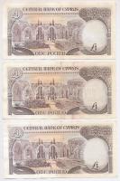 Ciprus 1989. 1Ł (3x, sorszámkövetők) T:III
Cyprus 1989. 1 Pound (3x, sequential serials) C:F
Kraus...