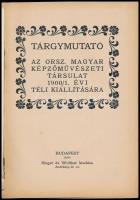 1900 Tárgymutató az Országos Magyar Képzőművészeti Társulat 1900/1. évi téli kiállítására. Bp., 1900...