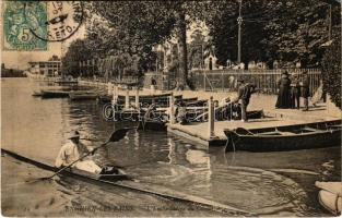 1905 Enghien-les-Bains, LEmbarcadere du Casino / casino, quay, rowing boats. TCV card