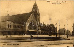 Metz, La nouvelle Gare Centrale / Der neue Bahnhof / railway station (EK)