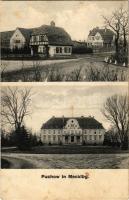 1938 Puchow, street view, villa, castle. Photo-Haus Richard Flotow (fl)