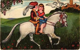 1939 Children art postcard. Amag 0412. s: Margret Boriss (EB)