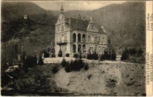 1907 Herkulesfürdő, Baile Herculane; Livia villa / villa