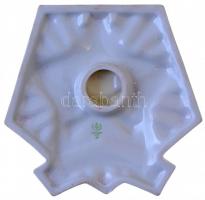 ~1970. "BM Határőrség" jelzett hollóházi porcelán plakett eredeti dísztokban (151x158mm) T...