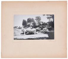 1931 Aratás művészi fotó Horinka jelzéssel. Kartonon. Fotó méret 12x17 cm