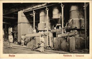 Resica, Resita; Turnatorie / Giesserei / vasgyár belső, öntöde / iron works, factory interior, foundry