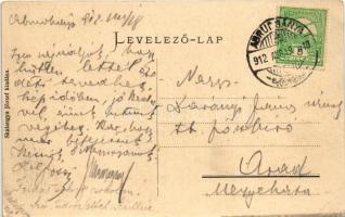 1912 Abrudbánya, Abrud; Detonáta és katona. Skalangya József kiadása / Detunata / mountain and soldi...