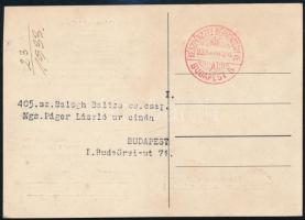 Maxim petróleumlámpa reklámos levelezőlap