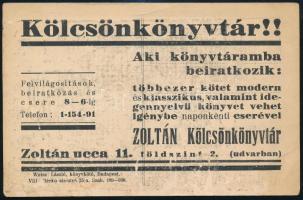 Kölcsönkönyvtár - Titokzatos kép szórólap