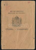 1926 Magyar Királyság által kiállított fényképes útlevél Chicagoba / Hungarian passport