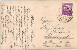 1928 Szepesváralja, Spisské Podhradie; Korotnoki honvéd síremlék. Közadakozásból készítette Tisza Mi...