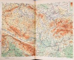 1934 ÁTI kisatlasz. Földrajzi leírás, statisztikai adatok, 56 sokszínű és 155 szövegközti térkép, né...