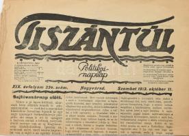 1907-1933 Várady Aladár (1873-1946) nóta- és zeneszerzővel kapcsolatos nyomtatványok, rajz, stb., 8 ...