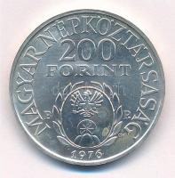 1976. 200Ft Ag "II. Rákóczi Ferenc" kapszulában T:BU Adamo EM48