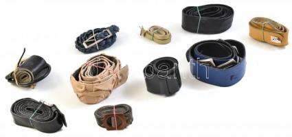 4 db különféle női táska (válltáska, kézitáska), bőr és műbőr, valamint 10 db különféle bőr és műbőr...