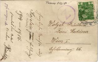 1914 Kojetín, Kojetein; Pární a vanové lázne / WWI military photo, spa, flood with soldiers