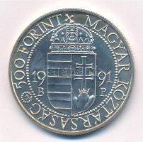 1991. 500Ft Ag "II. János Pál pápa látogatása" kapszulában T:BU 
Adamo EM120