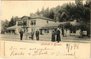 1898 (Vorläufer) Lieboch bei Graz, Bahnhof / railway station (EK)