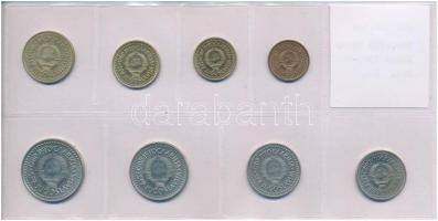 Jugoszlávia 1983-1988. 50p-100D (8xklf) forgalmi összeállítás T:2
Yugoslavia 1983-1988. 50 Para - 1...