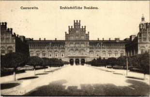 1918 Chernivtsi, Czernowitz, Cernauti, Csernyivci; Erzbischöfliche Residenz / bishops palace