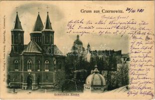 1900 Chernivtsi, Czernowitz, Cernauti, Csernyivci; Armenische Kirche / Armenian church