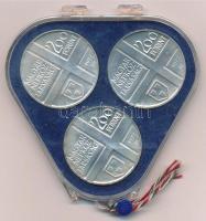 1977. 200Ft Ag (3xklf) "Magyar festők II. / Csontváry, Mányoki, Rippl-Rónai" eredeti, plom...