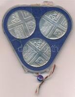 1976. 200Ft Ag (3xklf) "Magyar festők I. / Derkovits, Szinyei, Munkácsy" érmesor eredeti, ...