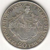 1835B. 20Kr ezüst T:3/4