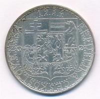 Csehszlovákia 1934. 20K Ag "Ipar, mezőgazdaság, üzlet" T:2 patina 
Czechoslovakia 1934. 2...