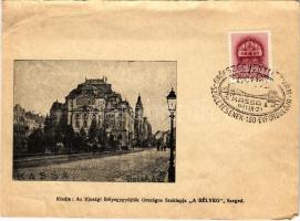 Kassa, Kosice; színház. Az Ifjúsági Bélyeggyűjtők Országos Szaklapja A Bélyeg kiadása / theatre + Gróf Széchenyi István születésének 150. évfordulója Kassa 1941. IX. 21. So. Stpl. (fa)