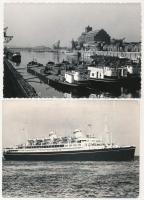 10 db MODERN hajós motívum képeslap / 10 modern ship motive postcards