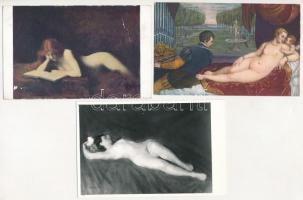 10 db MODERN enyhén erotikus motívum képeslap / 10 modern gently erotic motive postcards