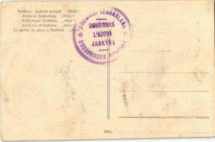 Dobsina, Dobschau; Dobsinai-jégbarlang, belső, Oltár / ice cave, interior