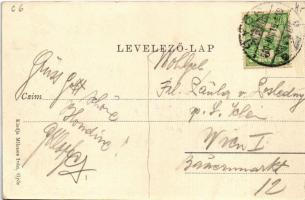 1910 Győr, Rákóczy utca, Arrabona Első Győri Temetkezési Válllalat, gyógyszertár. Milanes Iván kiadá...