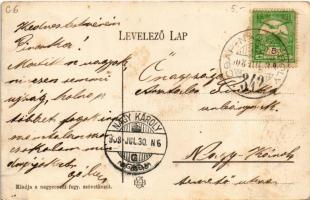 1908 Nagyecsed, Nagy-Ecsed; Magy. kir. állami elemi iskola, községház (EK)