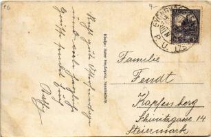 1926 Táplánfa (Táplánszentkereszt), Római katolikus templom, plébánia lak és iskola, Gróf Szécsényi ...