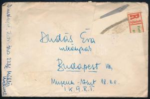 1944. december 23. Vezérkari százados felesége által Budapestre írt levél