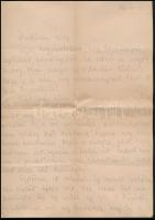 1944. december 23. Vezérkari százados felesége által Budapestre írt levél