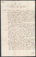 1819 Ferenczy Lajos költő, a Tiszán innen Református Egyházkerület jegyzőjének levele