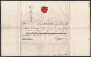 1819 Ferenczy Lajos költő, a "Tiszán innen" Református Egyházkerület jegyzőjének levele