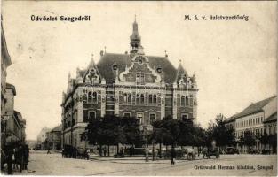 1910 Szeged, MÁV üzletvezetőség