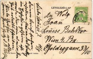 1911 Hajdúböszörmény, Piac tér, Rubinstein üzlete. Szmuk Gábor kiadása (EK)