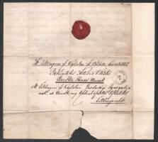 1850 Esztergomi káptalan fővadászának levele legelőhasználat bérbeadásával kapcsolatban