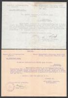 1946 Hidasnémeti, államosított erdőrészek visszaadásáról szóló okmányok